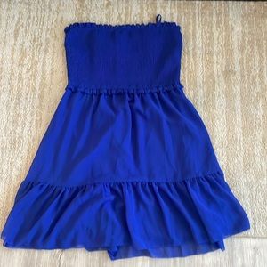 Aritzia Wilfred blue mini dress. Size M.